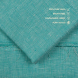 100% Pure Linen Fabric Texture – Breathable Sustainable Natural Cloth - GF 120