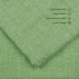 Pure Natural Linen Cloth Texture – Green Fabric Surface - GF 109