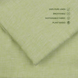 Soft Pastel Green Linen Cloth Texture with Organic Natural Fiber Look - GF 107