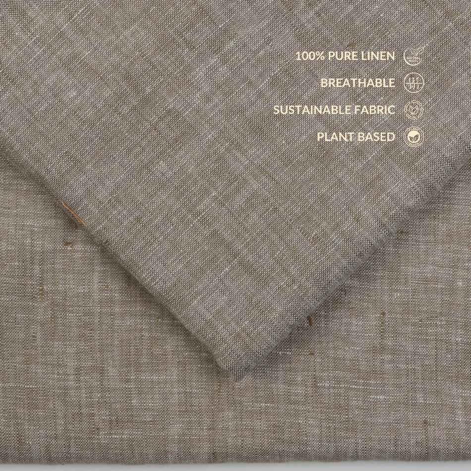 Natural Earth Tone Linen Cloth Texture with Organic Fiber Pattern -  GF 119