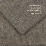 Premium Dark Brown Linen Fabric Texture Background with Natural Weave - GF 106
