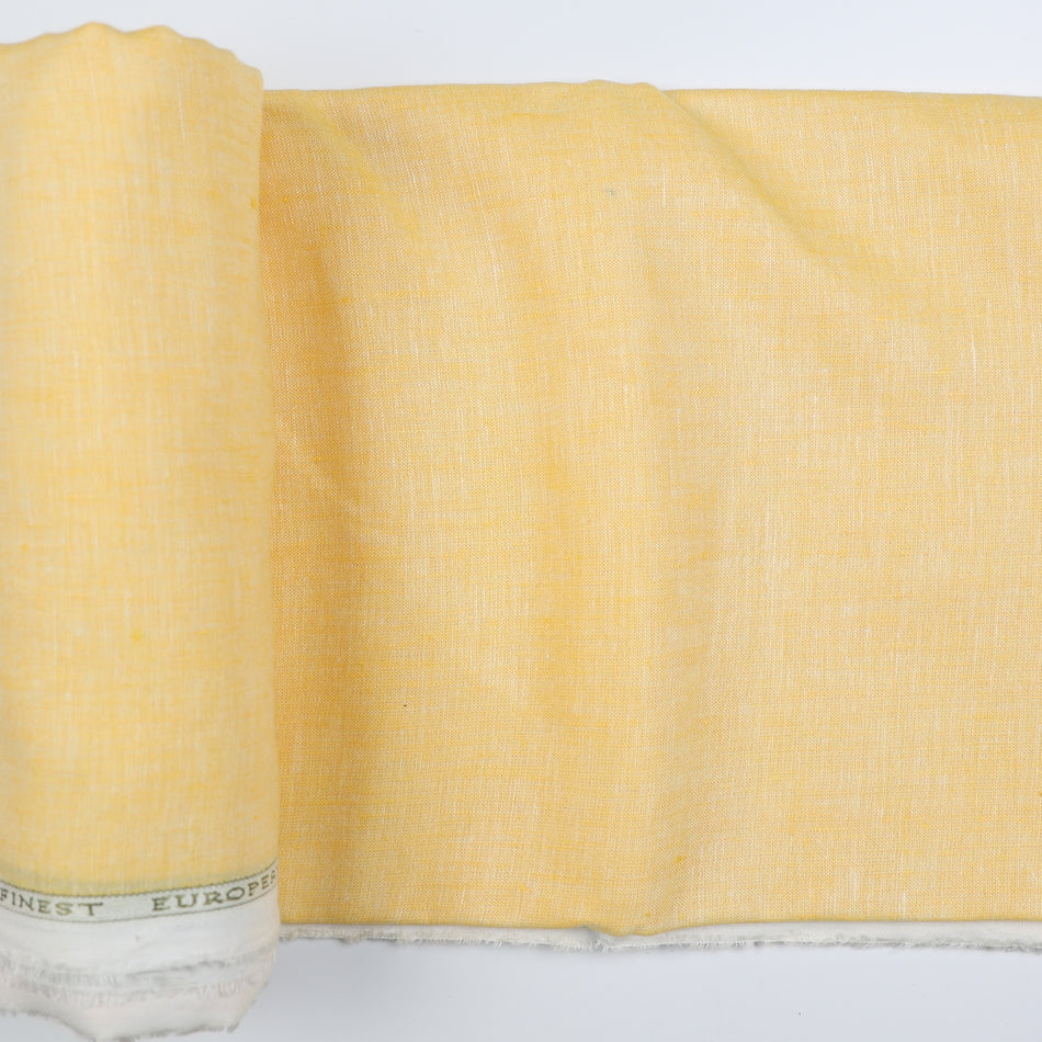 Plant-Based Pure Linen Fabric | Premium Sustainable Apparel Textile GF 101