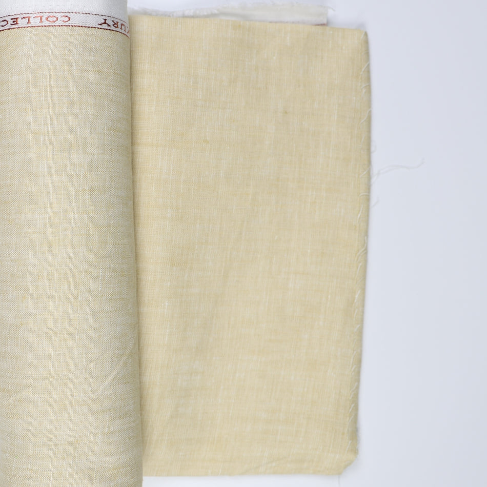 Soft Natural Beige Linen Cloth Texture with Organic Fiber Pattern - GF 114