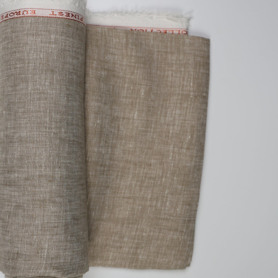 Natural Earth Tone Linen Cloth Texture with Organic Fiber Pattern -  GF 119