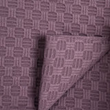 Premium Purple Basket Weave VF 10 Knit Fabric  - GF 63