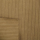 Soft Brown V-Line Cotton Fabric - GF 48