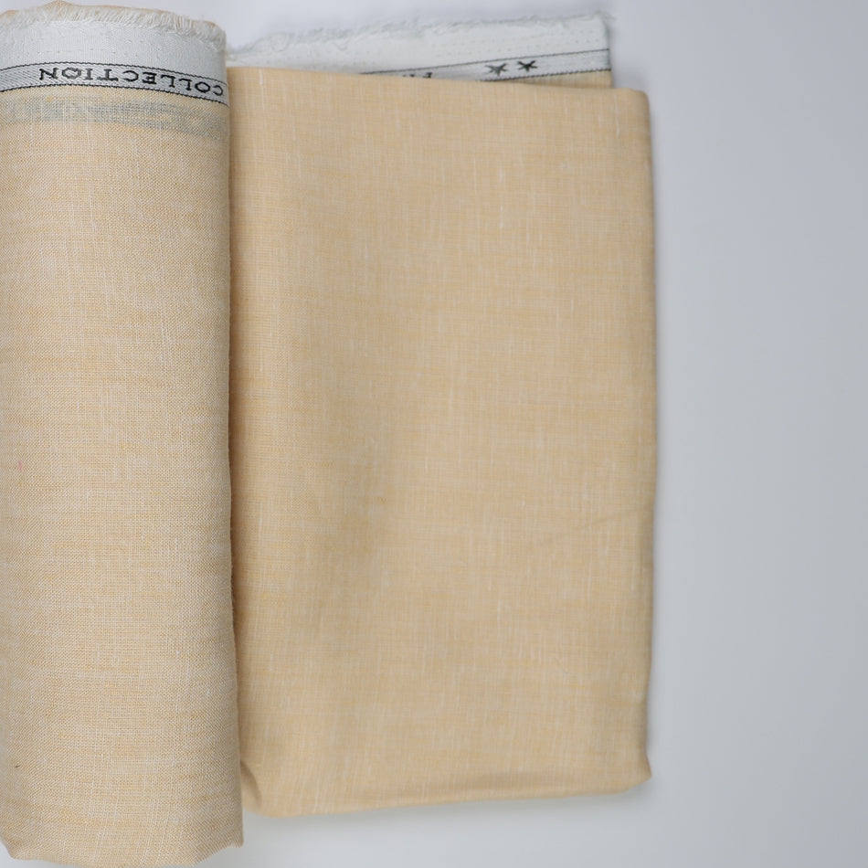 Premium Beige Linen Fabric Texture Background with Natural Weave Detail - GF 108
