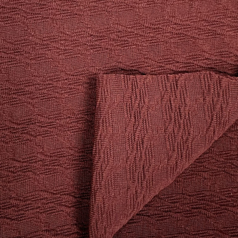 Premium Maroon  Fabric – 3D Dot - GF 20
