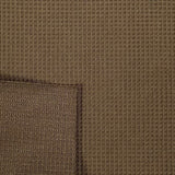 Premium Brown Waffle Knit Fabric by Yard - GF 32