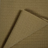 Premium Beige Hexa Checks Knit Fabric by Yard - GF 12