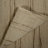 Elegant Beige Double Track Textured Fabric by Yard - GF 11