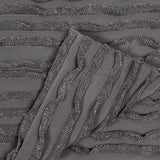 Stylish Dark Grey Bright Orial Fabric - GF 23