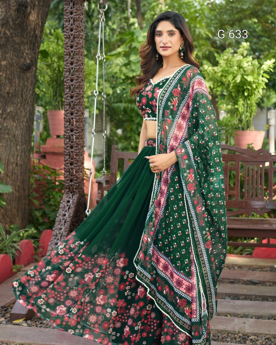 Beautiful Festive Lehenga with Trendy Ethnic Style - G 633