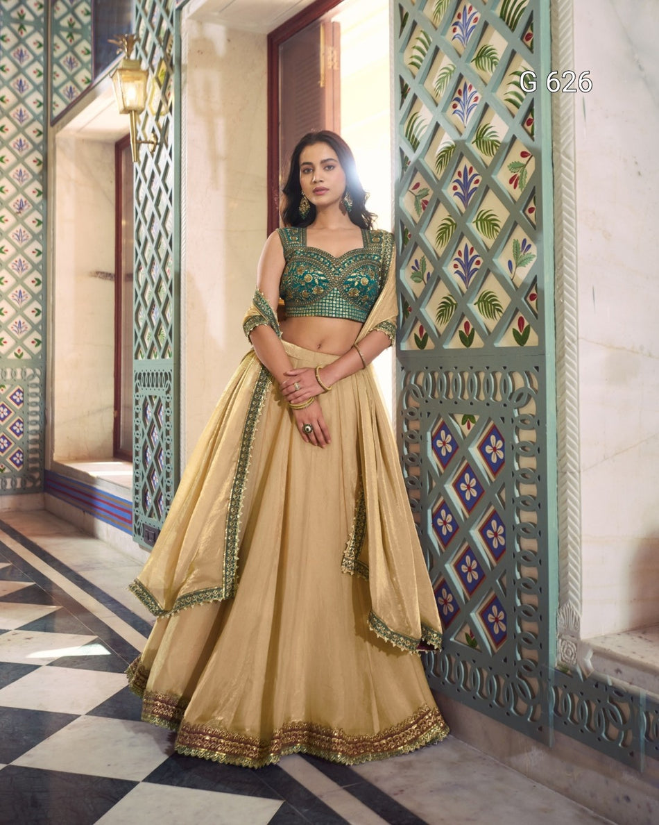 Classic Celebration Lehenga with Elegant Style - G626