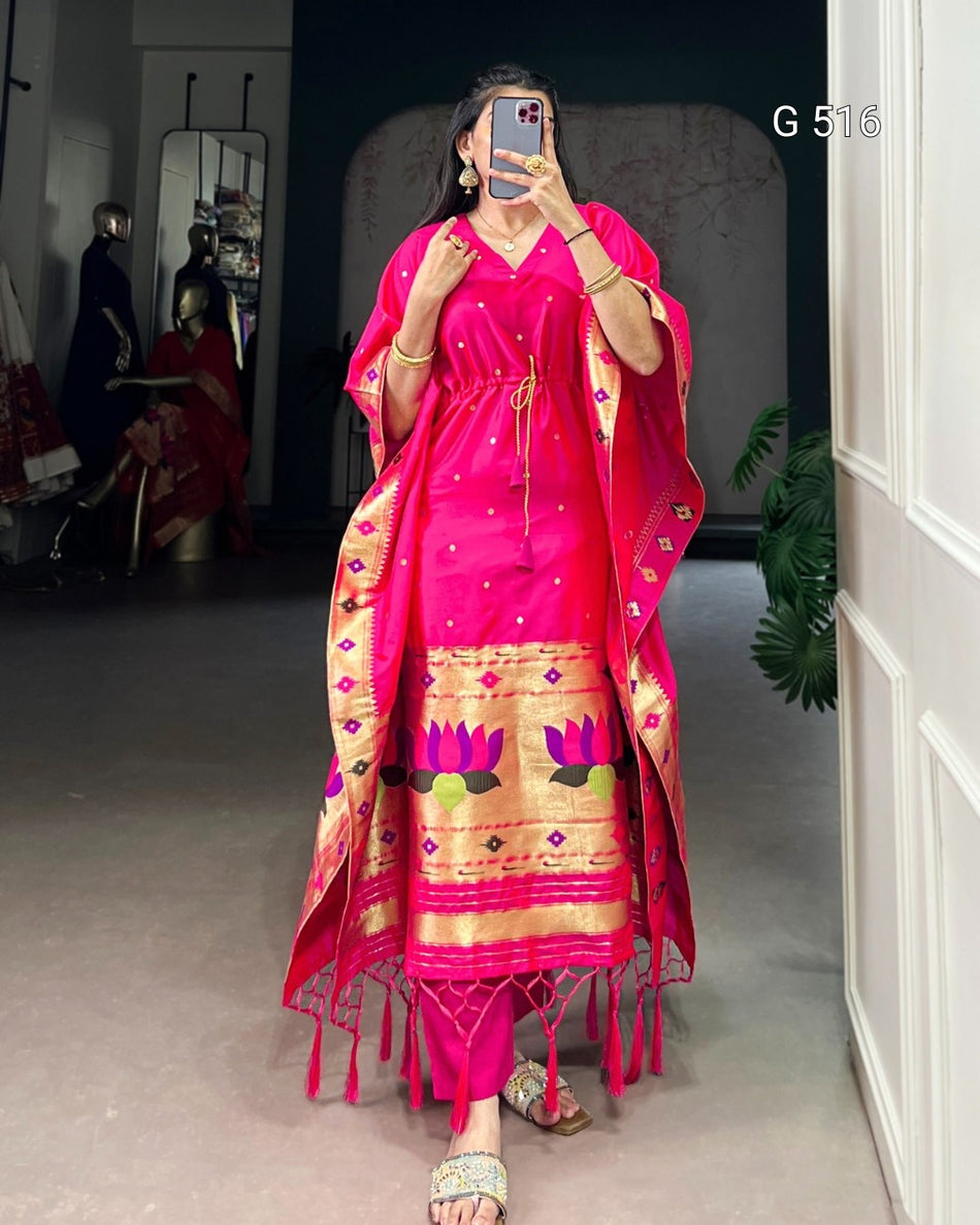 Designer Jacquard Kaftans for Elegant Moments - G 516