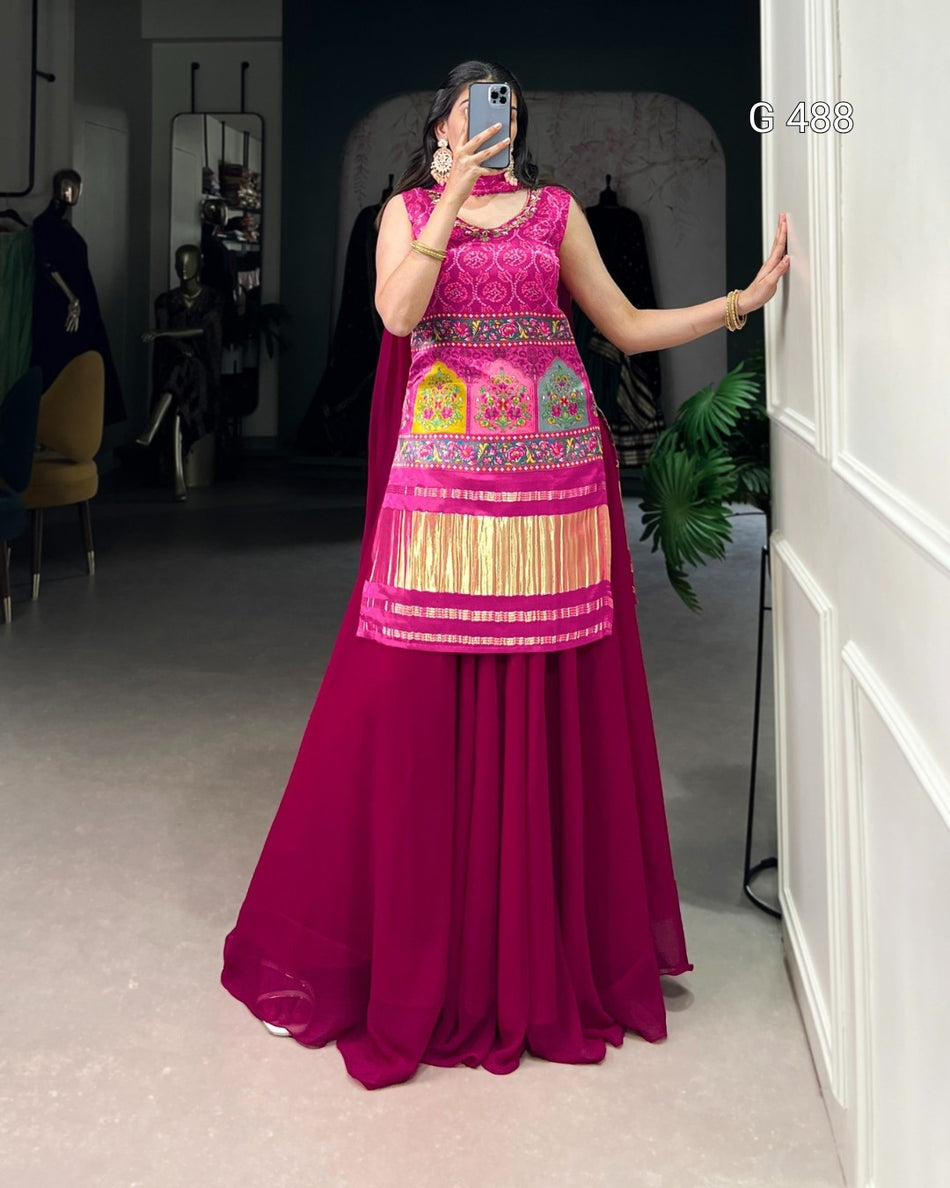 Stylish Ethnic Dresses with Traditional Festive Charm - G 488