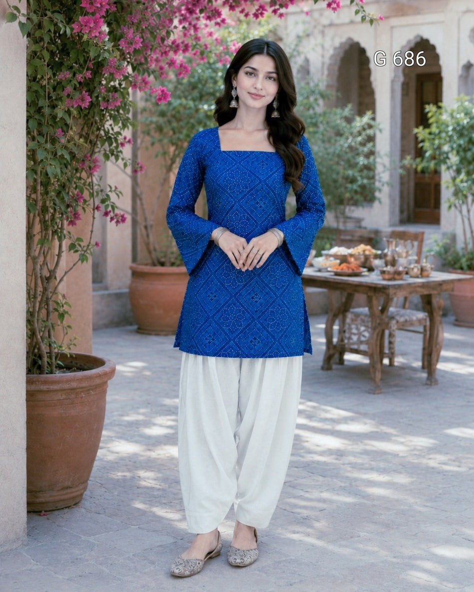 Graceful Everyday Ethnic Wear for Summer Season G 686