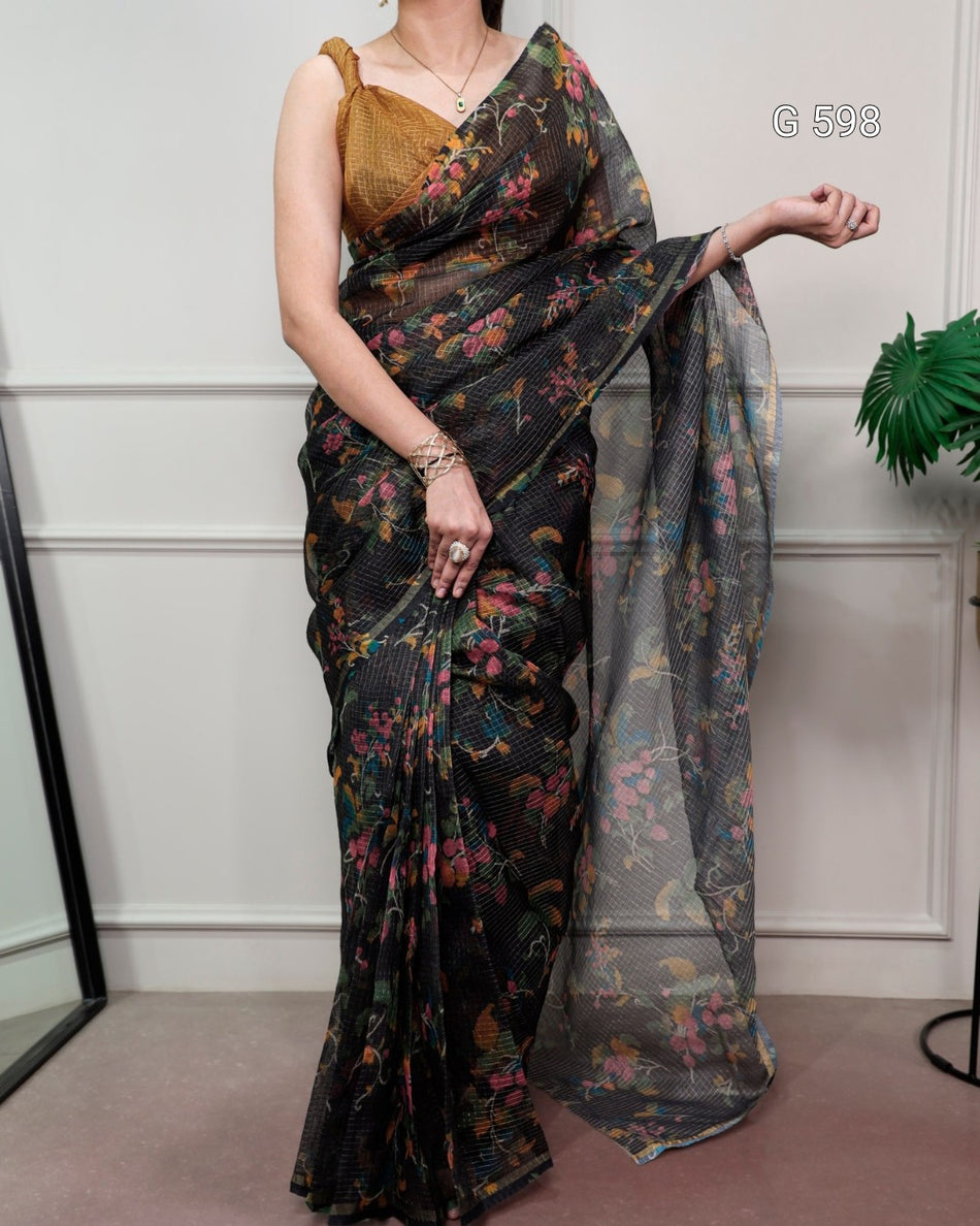 Premium Lightweight Saree for Festive Wear - G 598