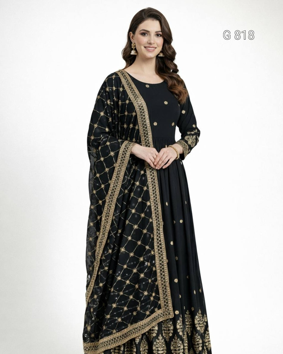 Premium Party Wear Anarkali for Festive Occasions - G 818