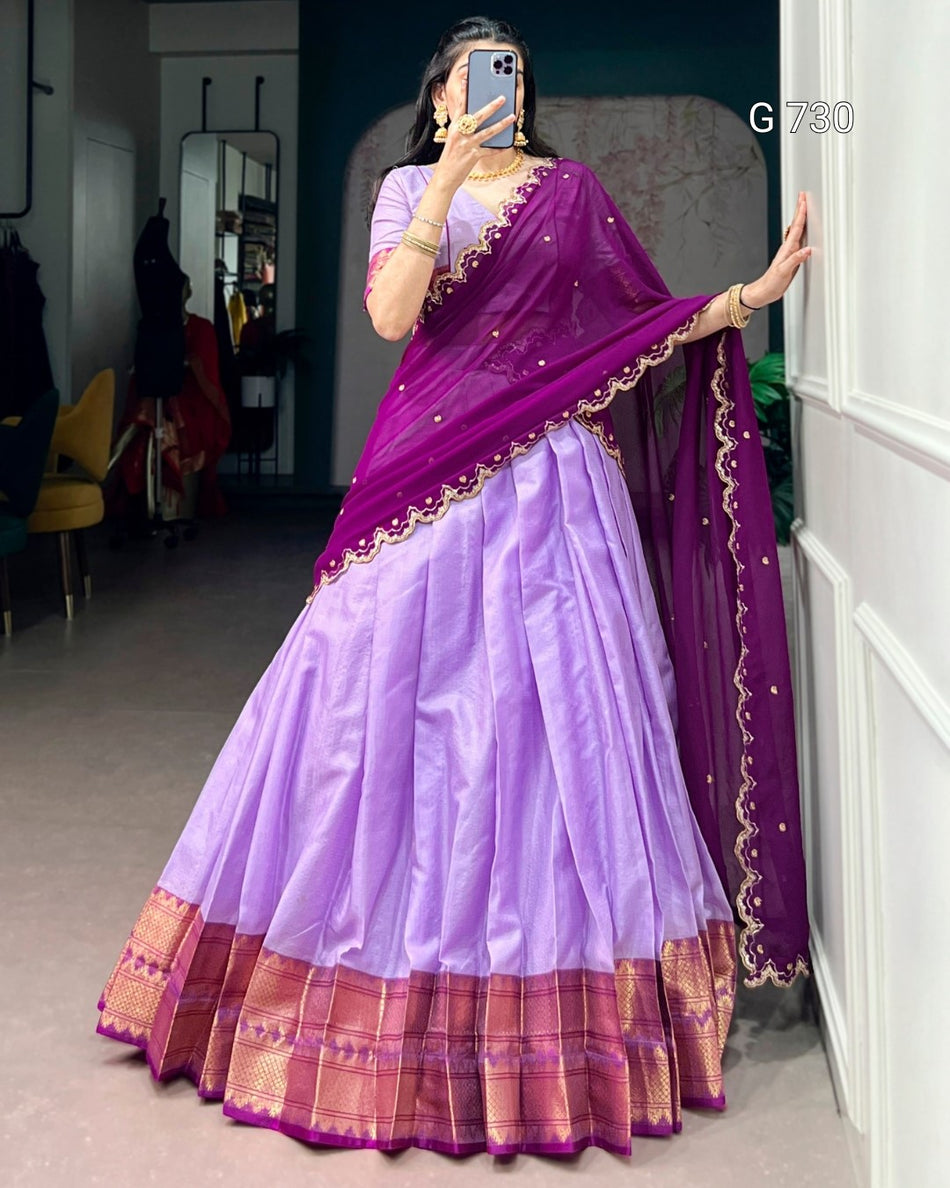 Stylish Traditional Lehenga with Timeless Ethnic Charm G 730