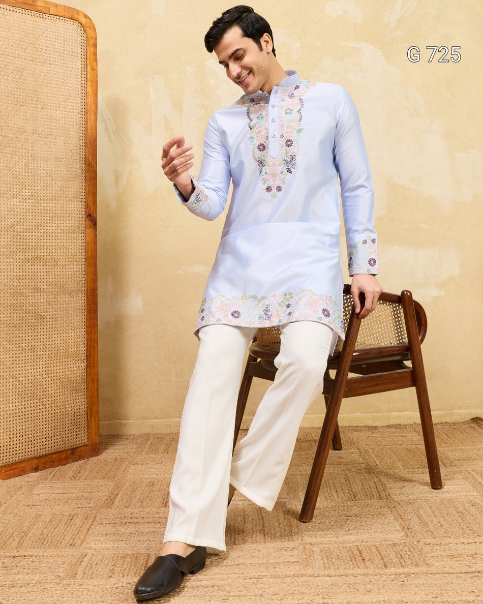 Wedding Special Men’s Embroidered Kurta -G 725
