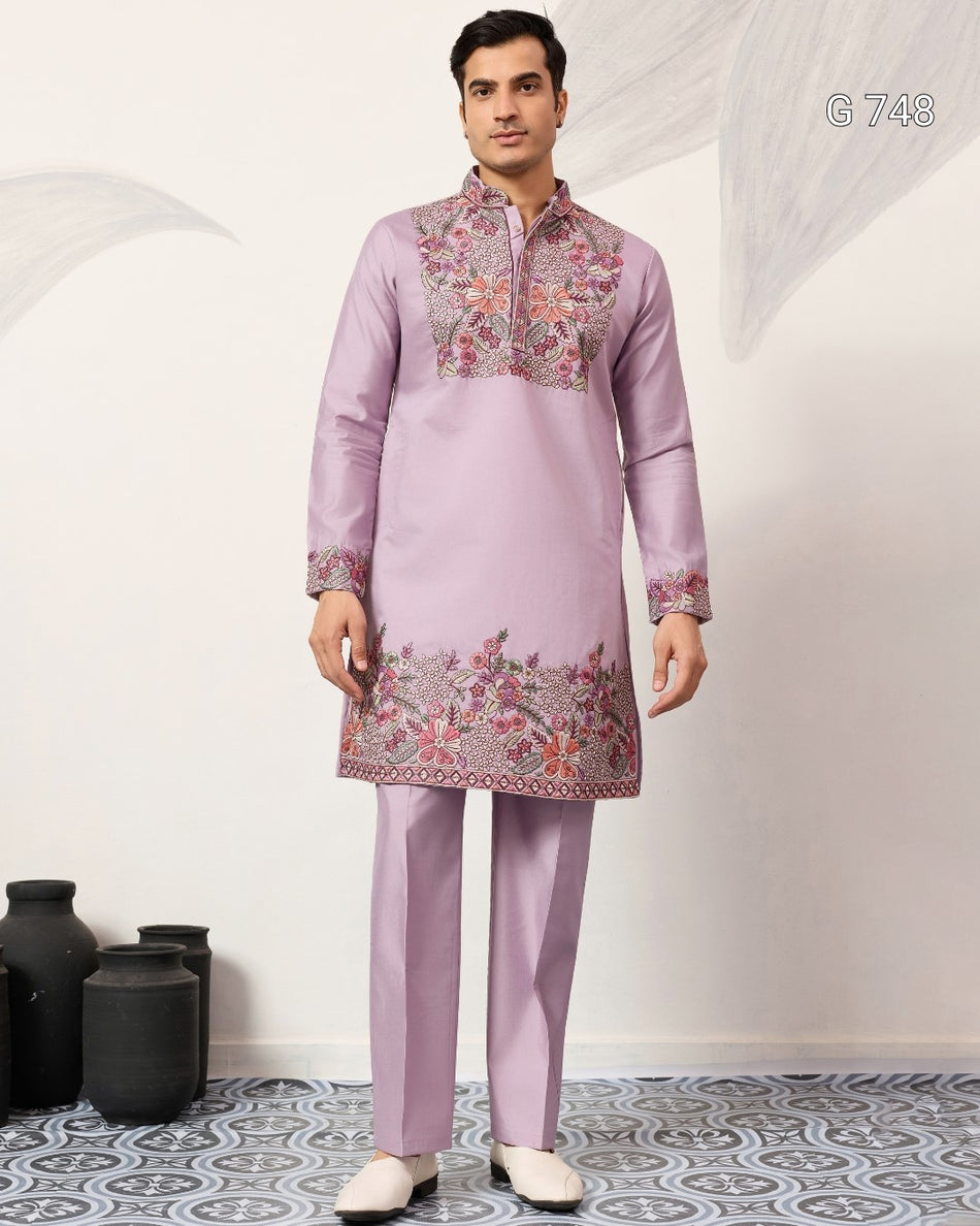 Traditional Mens Kurta Collection with Modern Style G 748