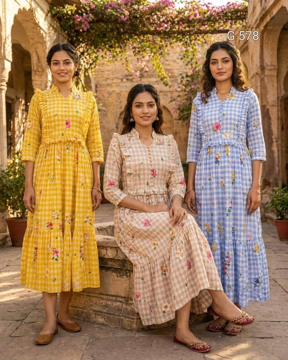 Classic Readymade Kurti with Modern Elegance - G 578