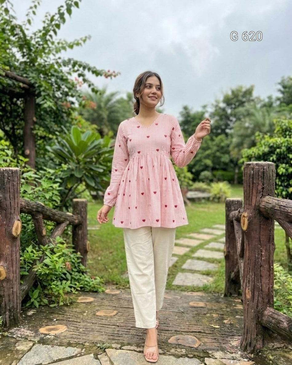 Lightweight Cotton Outfit for Everyday Comfort - G620