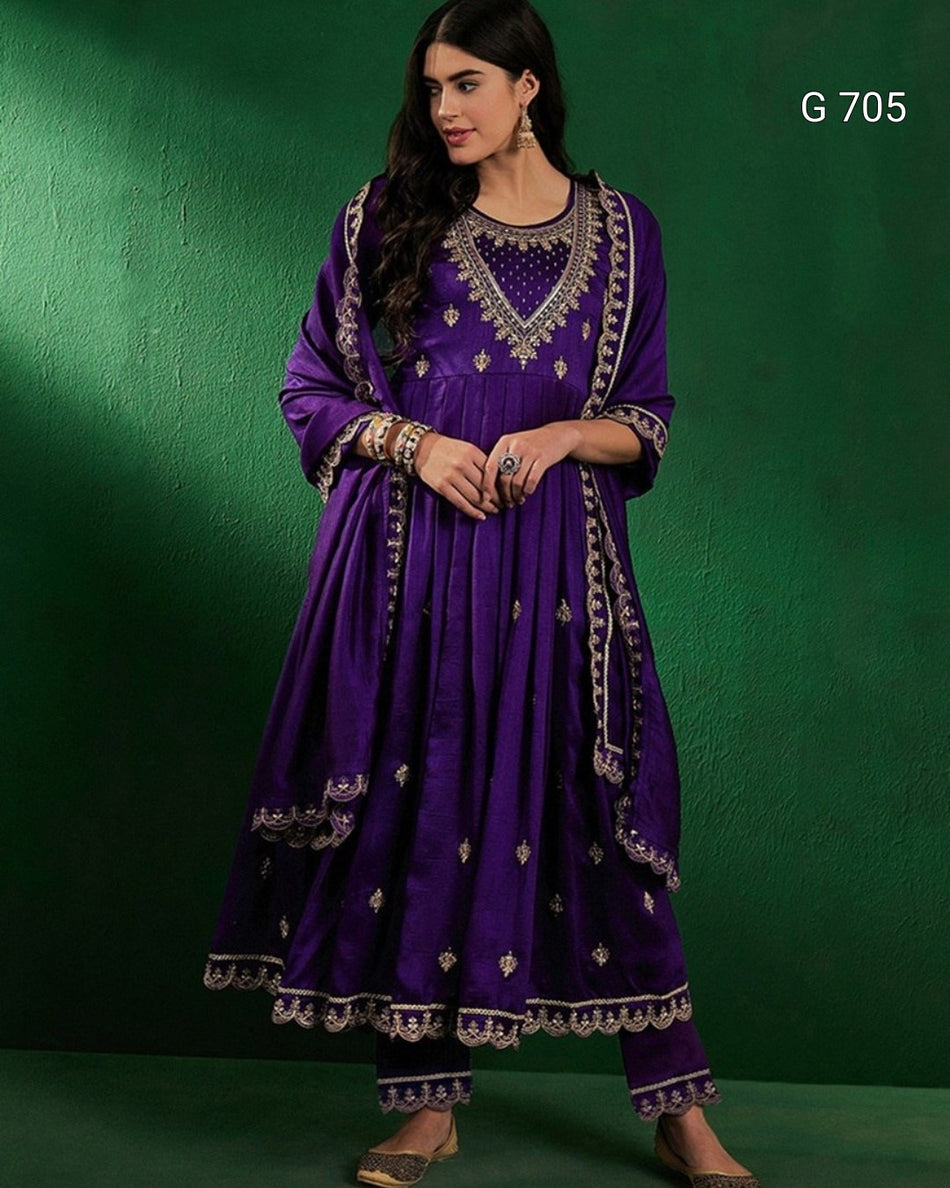 Premium Readymade Kurti Pant Dupatta Collection G 705