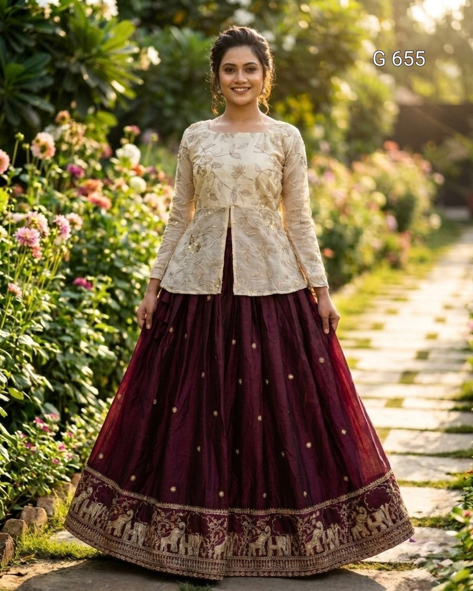 Graceful Designer Lehenga for Wedding Functions G 655