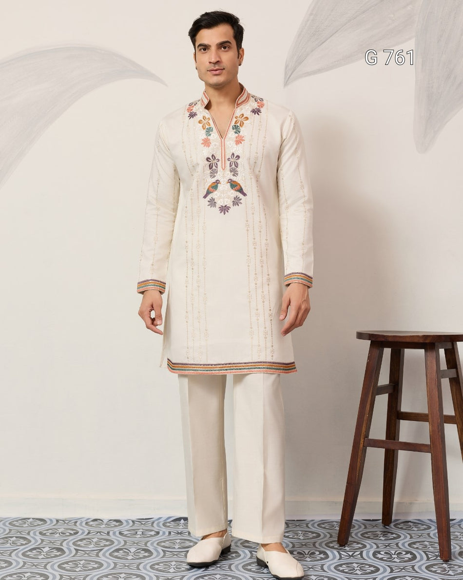 Premium Viscose Silk Ethnic Wear for Men - G 761