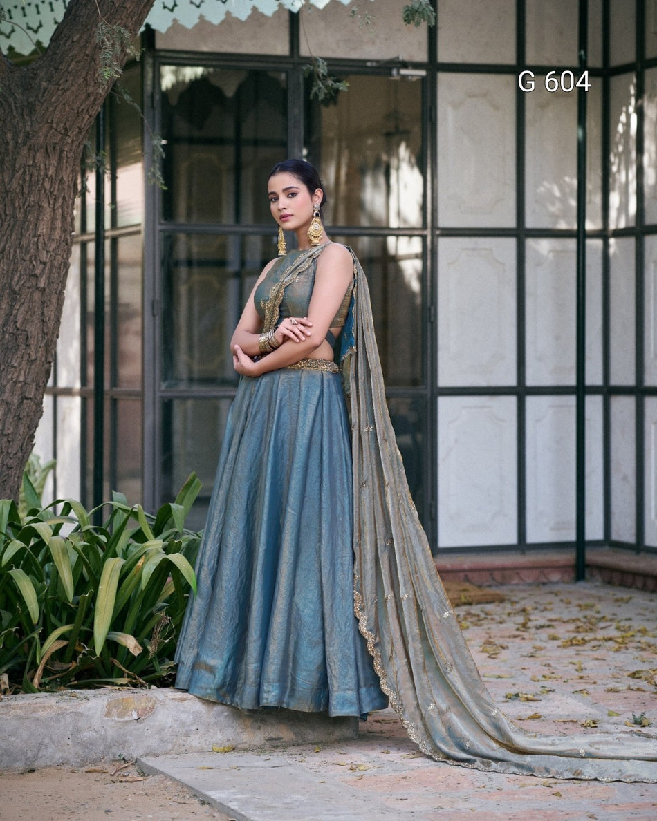 Dreamy Pastel Lehenga for Wedding Celebrations - G 604