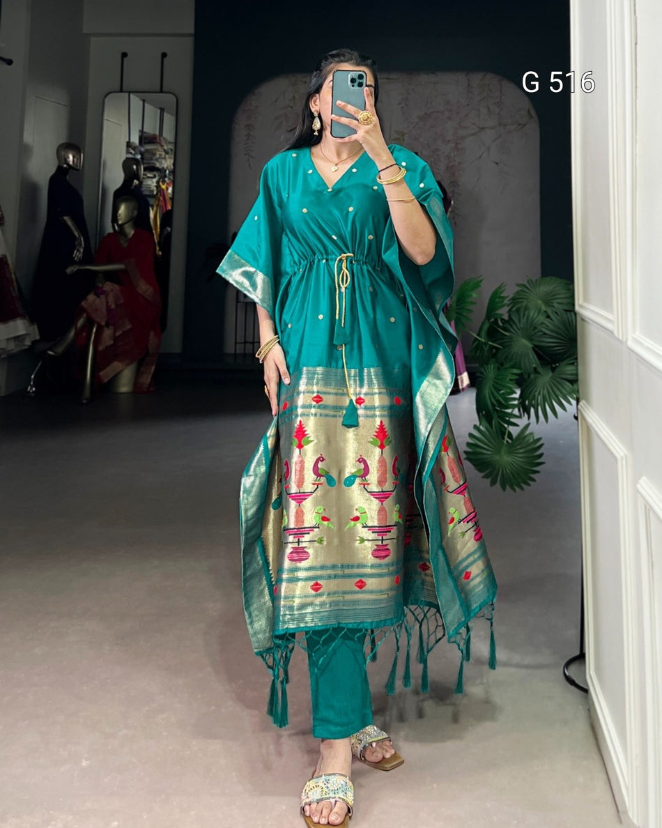 Designer Jacquard Kaftans for Elegant Moments - G 516