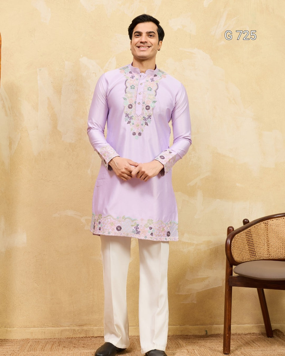 Wedding Special Men’s Embroidered Kurta -G 725