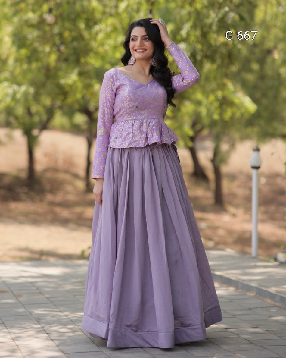 Luxurious Ethnic Co Ord Set for Parties G 667