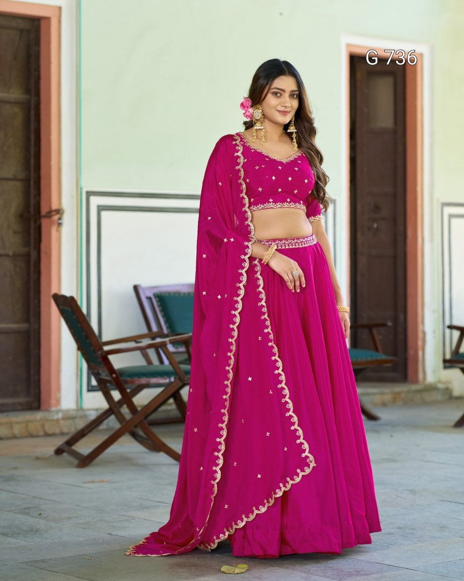 Beautiful Designer Lehenga for Wedding Functions G 736