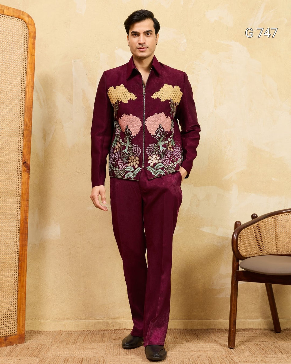 Luxurious Velvet Jacket Collection for Special Occasions G 747