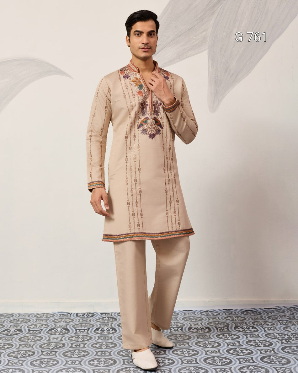 Premium Viscose Silk Ethnic Wear for Men - G 761