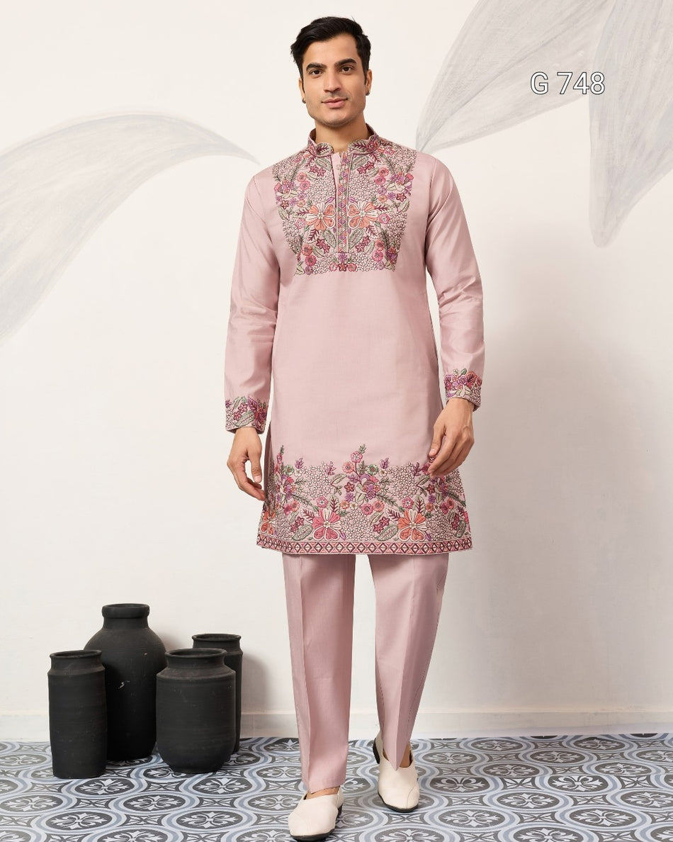 Traditional Mens Kurta Collection with Modern Style G 748