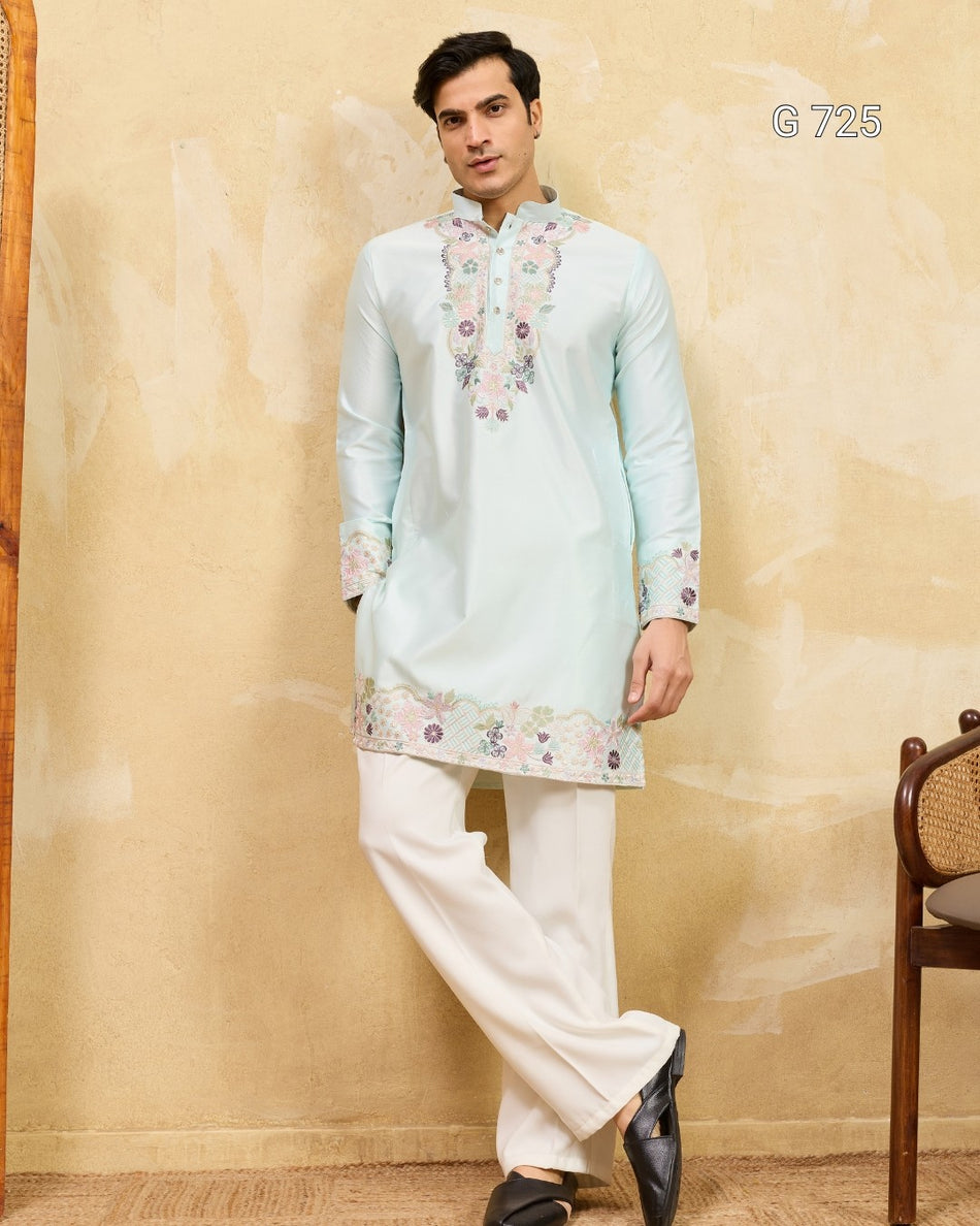 Wedding Special Men’s Embroidered Kurta -G 725