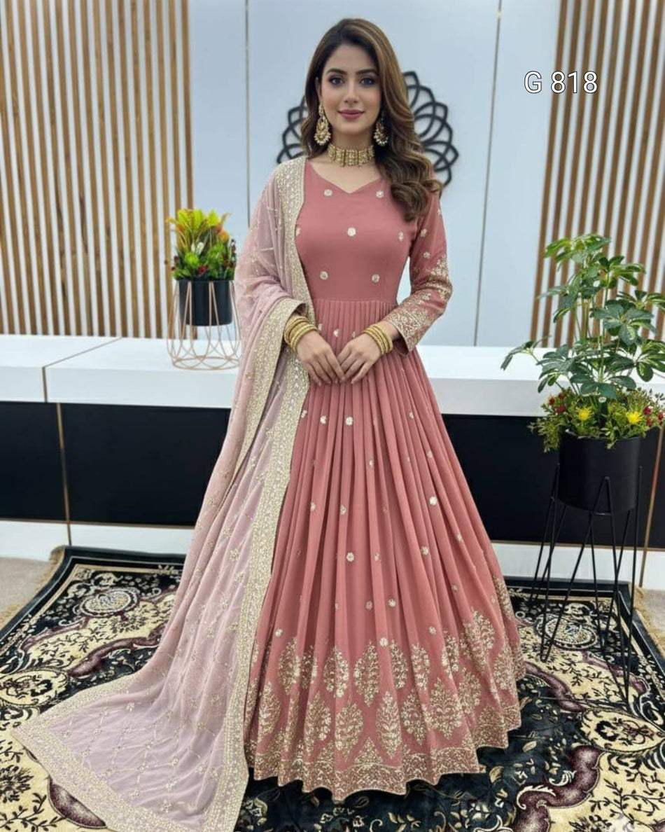 Premium Party Wear Anarkali for Festive Occasions - G 818