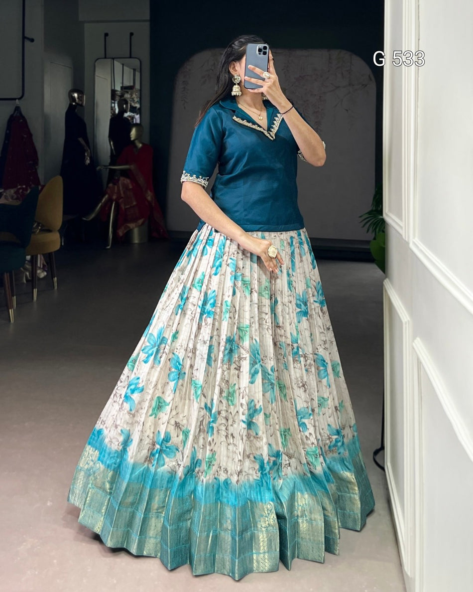 Premium Lehenga Co-ord Sets with Printed Designs - G 533