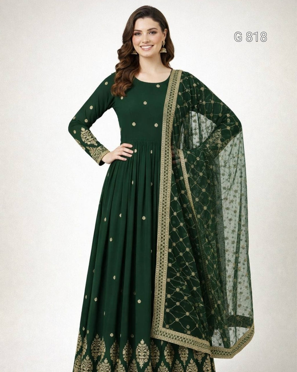 Premium Party Wear Anarkali for Festive Occasions - G 818