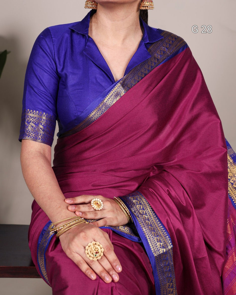 Luxurious Soft Silk Saree for Celebrations - G 28