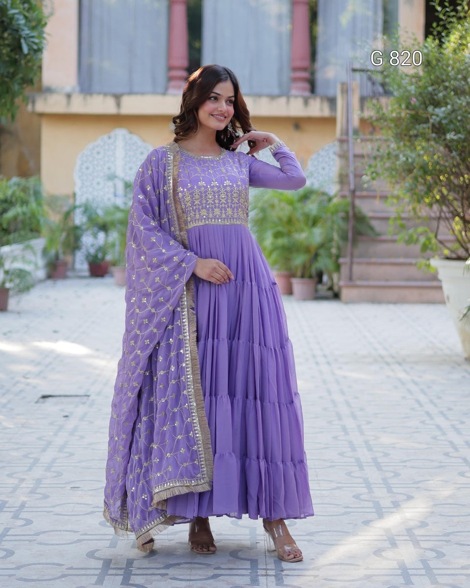 Premium Flared Gown for Special Occasions - G 820