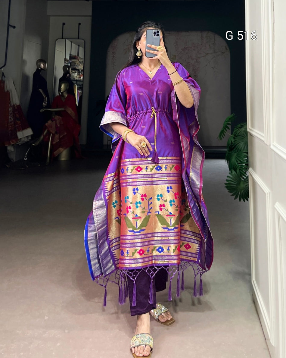 Designer Jacquard Kaftans for Elegant Moments - G 516