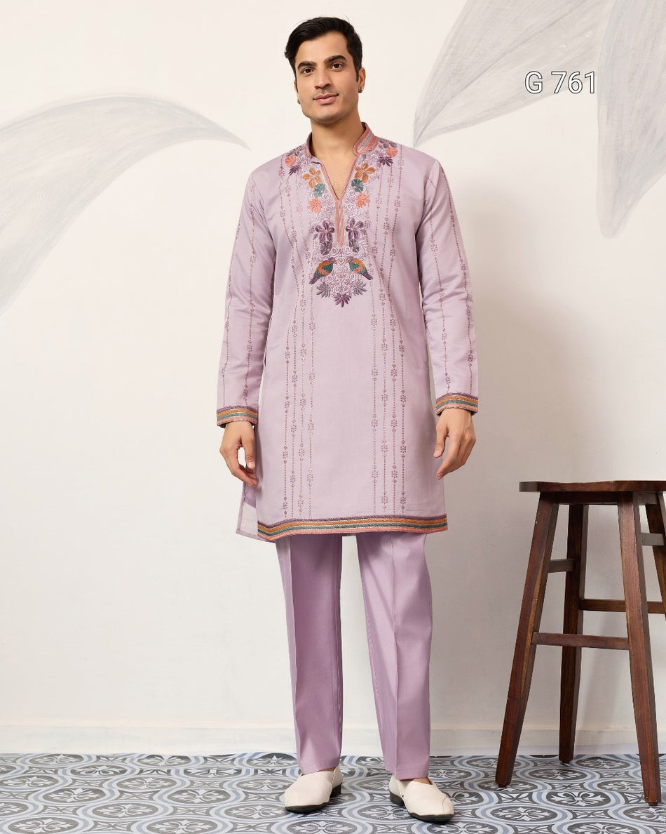 Premium Viscose Silk Ethnic Wear for Men - G 761