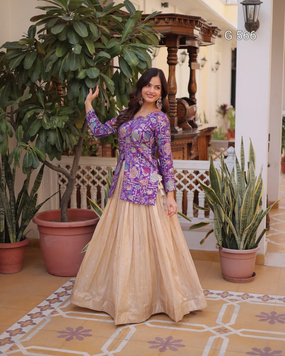 Stylish Ready to Wear Lehenga with Elegance - G 566