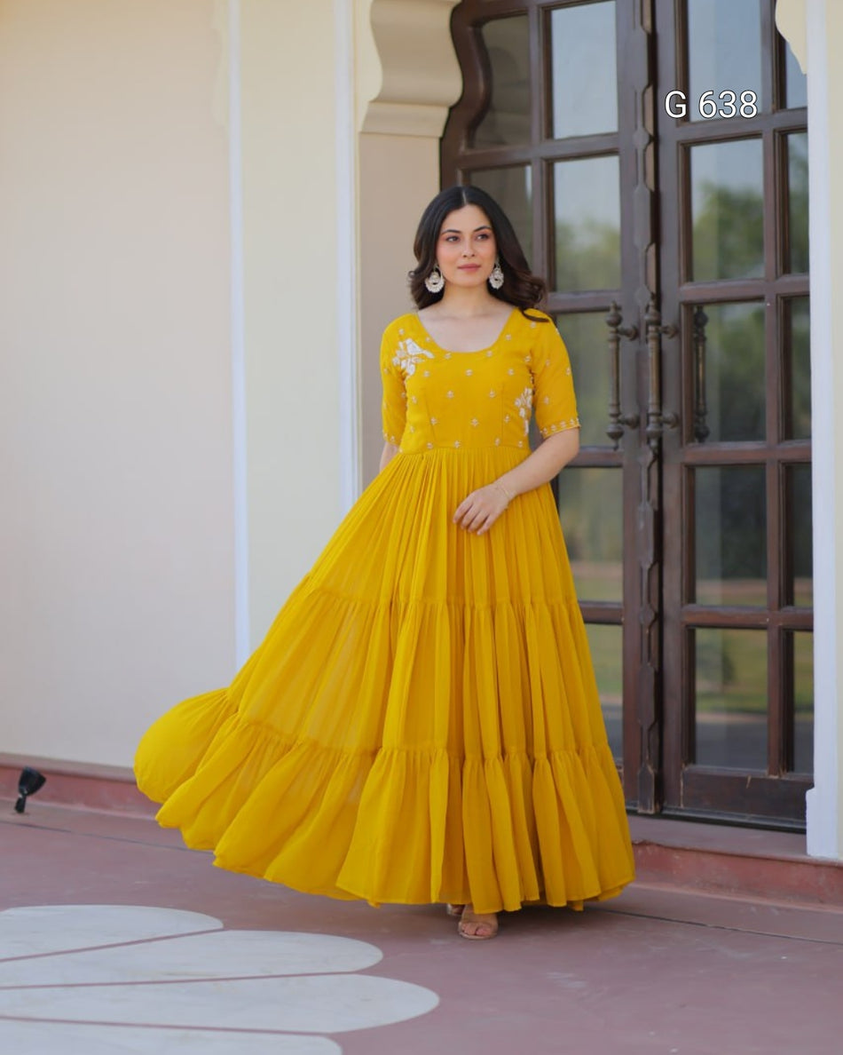 Beautiful Festive Gown with Timeless Glamour Appeal - G 638