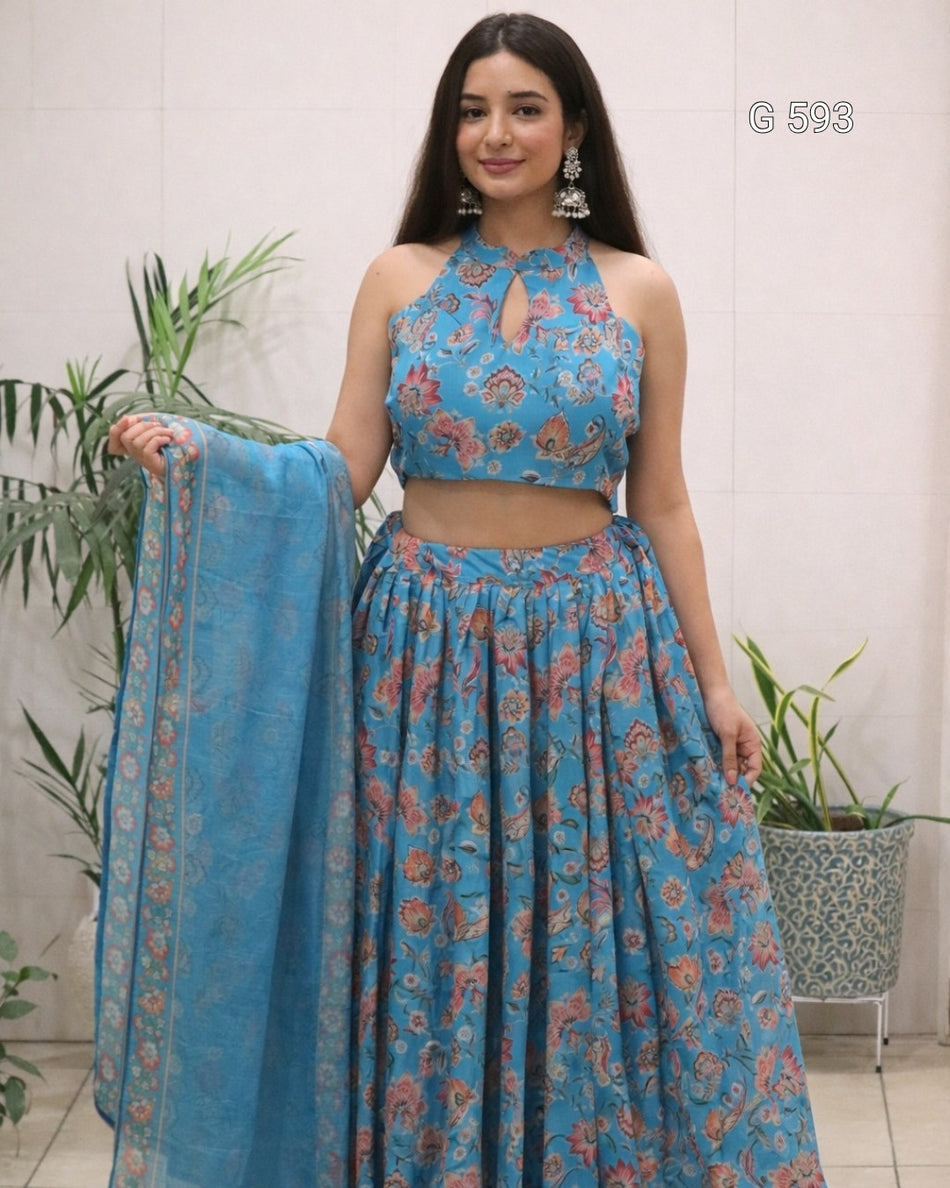 Designer Organza Lehenga with Timeless Charm - G 593